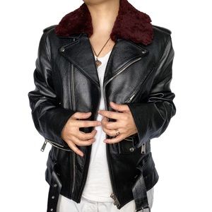 Sandro Paris Leather Jacket